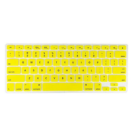 Красочный мягкий силиконовый чехол на клавиатуру для ноутбука Apple Macbook Air Pro, американская версия