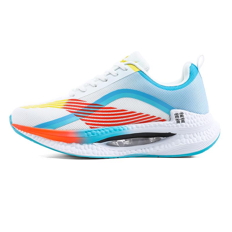 2025 Spring Sports Shoes Out of Sight Men's Casual Mesh Breathable Air Cushion Rebound Light Running Shoes Breathable and Comfortable