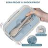 3 Comments Lunch Box With Cutlery For