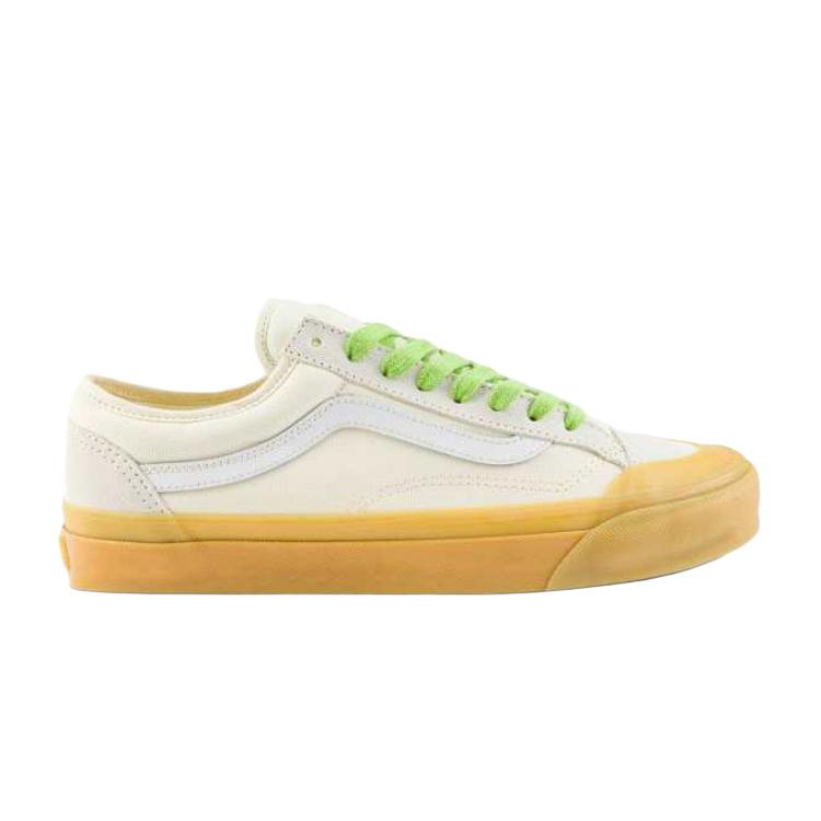 Vans Lx Old Skool Canvas Мягкая Мода Универсальные Удобные Низкие Кеды для Скейтбординга Унисекс Кроссовки Молочно-Белые VN000SHMDWN