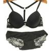 PARENESISS Sexy Bra and Panty Set Size Women's (Black, L)