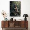 Gold Buddha Statues Poster Aesthetics Zen Religiou Meditation Buddhism  Wall Art Mural Canvas Painting Nordic Home Decoration No Frame