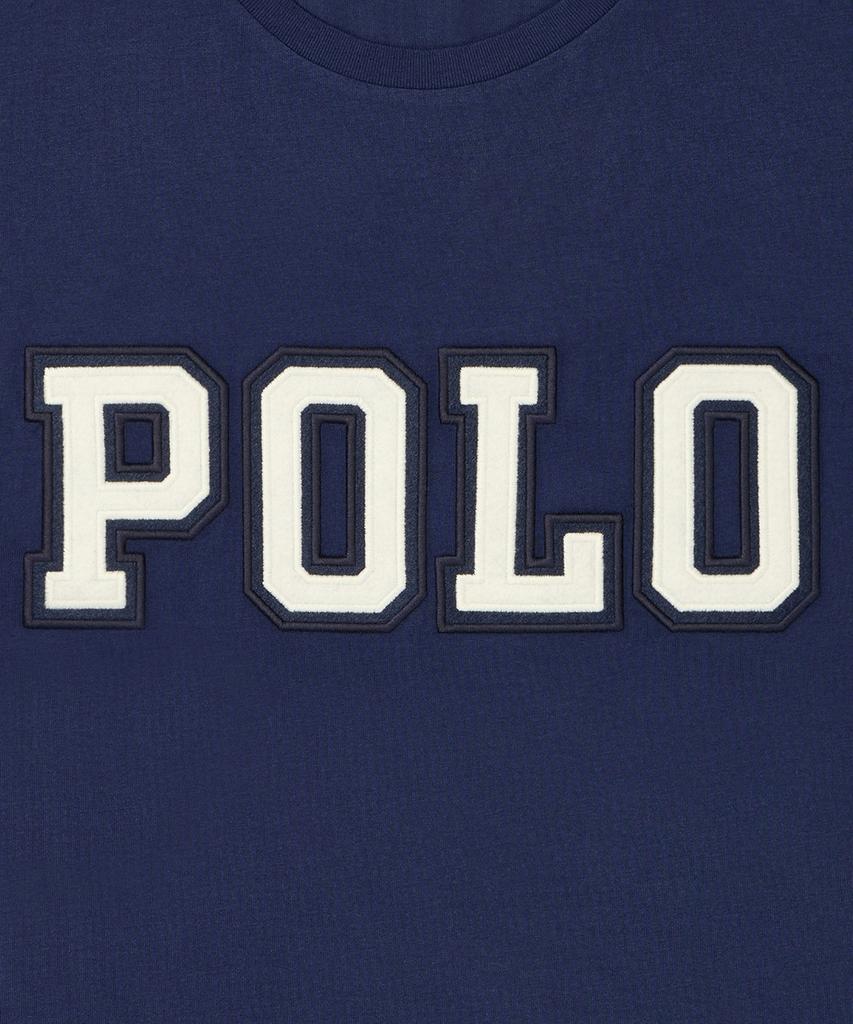POLO RALPH LAUREN Классический крой Хлопковая футболка с логотипом - Темно-синий