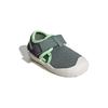 Детские кроссовки Adidas Captain Toey, дышащие и легкие, низкие, для малышей, серый, зеленый IF3109