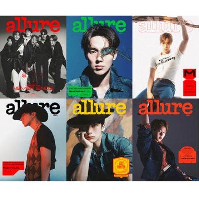 Allure Korea 2025 июль MONSTA X + случайная фотокарточка, KSTAR, KBeauty, KFASHION