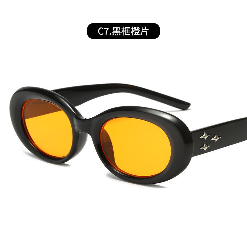Autumn And Winter Millennial Babes Sunglasses Women'S Trendy Retro Cat'S Eye Street Shot Wearing Eve Sunglasses Men