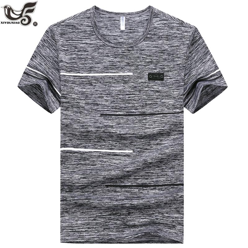 Summer Brand Tops Quick Dry Slim Fit T-shirt Men Sporting Clothing Short Sleeve