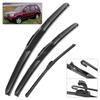 Передние и задние стеклоочистители для Nissan X-Trail T30 2000-2007 2001 2002 2003 Щетки стеклоочистителя Щетки для лобового стекла 24"+17"+16"