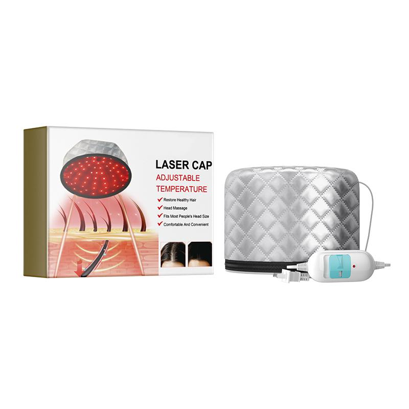 Шапочка для спа-салона для волос с электрическим подогревом, регулируемая лечебная шапочка для ухода за волосами, отпариватель для волос, термонагревательная шапочка для личной гигиены