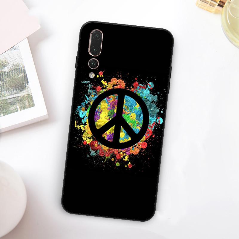 Love Peace Sign For Huawei Nova 5T 9 10 SE 7i 8i 11i 12i Y73 Y90 Y70 Y72 Y61 Y91 Y60 P20 P40 P30 Lite Case