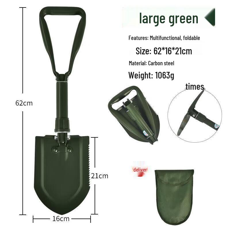 Multi-functional Folding Military Shovel