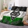 Custom Name Mönchengladbach Flannel Blanket, High quality Comfortable for All Seasons, Home Decor, Warmth and Comfort