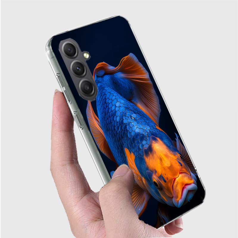 Majestic Koi Fish Phone Case for Samsung A16 A26 A36 A56 A17 A37 A57 A07 A06 A02S A03 A04S A05S Galaxy Note 20 10 A50S A71 A51 A