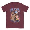Alysa Liu Vintage Unisexs T Shirts Crazy Tee Shirt Short Sleeve O Neck TShirts Pure Cotton Big Size Clothes