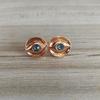 2026 new best-selling niche design eye shaped earrings, suitable for casual and fashionable matching