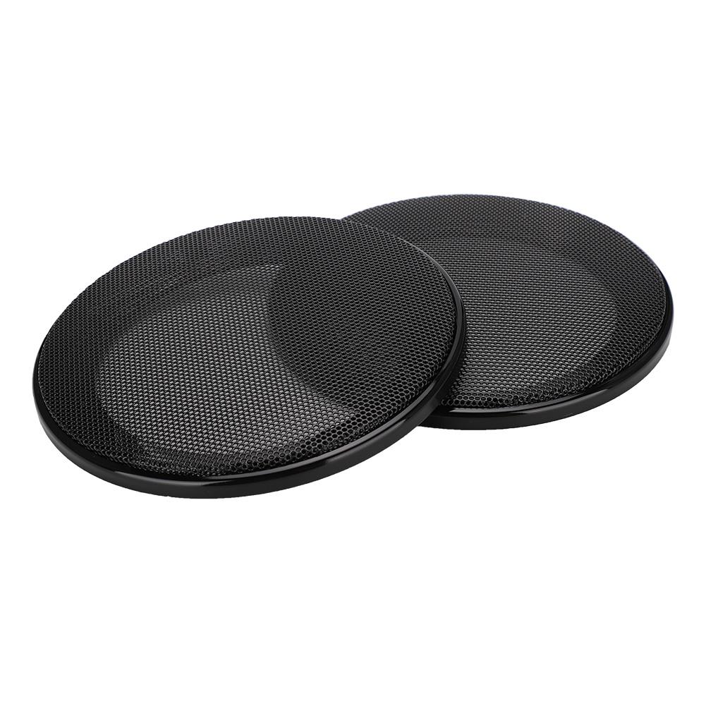 2шт 4-дюймовый динамик защитный чехол для динамика украшение динамика(Белый Белый)