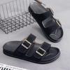 New Fashion Men's Athletic Slide Adjustable Straps Comfort Sandal Summer Sandals Men Slippers Outdoor Beach Casual Shoes