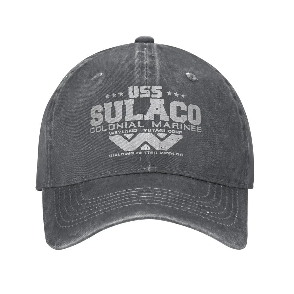 Jeans USCSS Nostromo Alien Sulaco Colonial Marines Aliens Casual Baseball Cap Summer Sunscreen UnisexTeens Funny Baseball Caps