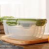 1/4 шт. с крышкой, круглый ящик для хранения, герметичные прямоугольные ланч-боксы с микроволновой печью, контейнеры для пищевых продуктов