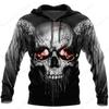 Men Goth Skull 3d Printed Hoodies Fashion Holloween Skeletons Punk Tracksuits Streetwear Oversize Pullover Autumn and Spring Hot