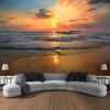 Пейзаж, пляж, закат, гобелен, настенный, большой, красивый, для спальни, для спальни