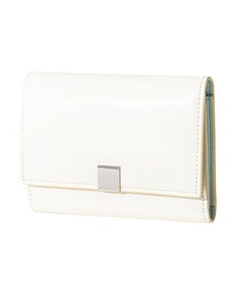 Кошелек PFMO0104U0P6039 PRISMA [Marni] тройной женский IVORY/ARCTIC [предмет]