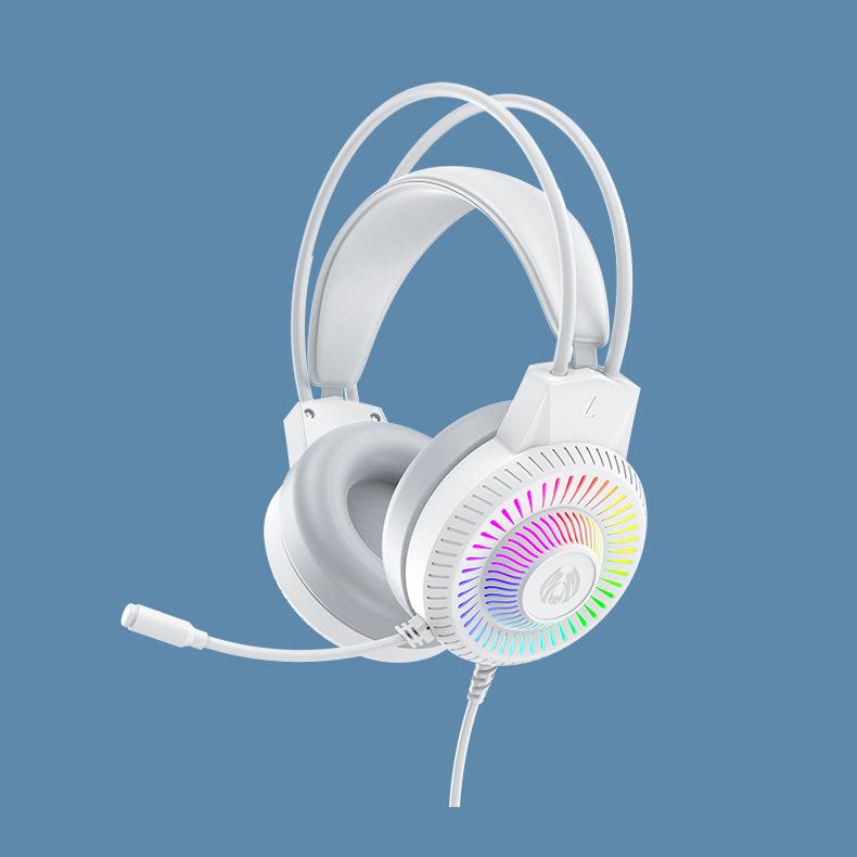 Новые наушники с RGB-подсветкой, игровая гарнитура, проводные наушники для компьютера, ноутбука