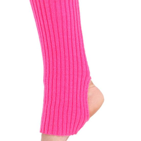 Вязаные гетры со штрипками Женские носки для йоги Выше колена В рубчик Зимние гетры для девочек Спортзал Фитнес Танцы Балет