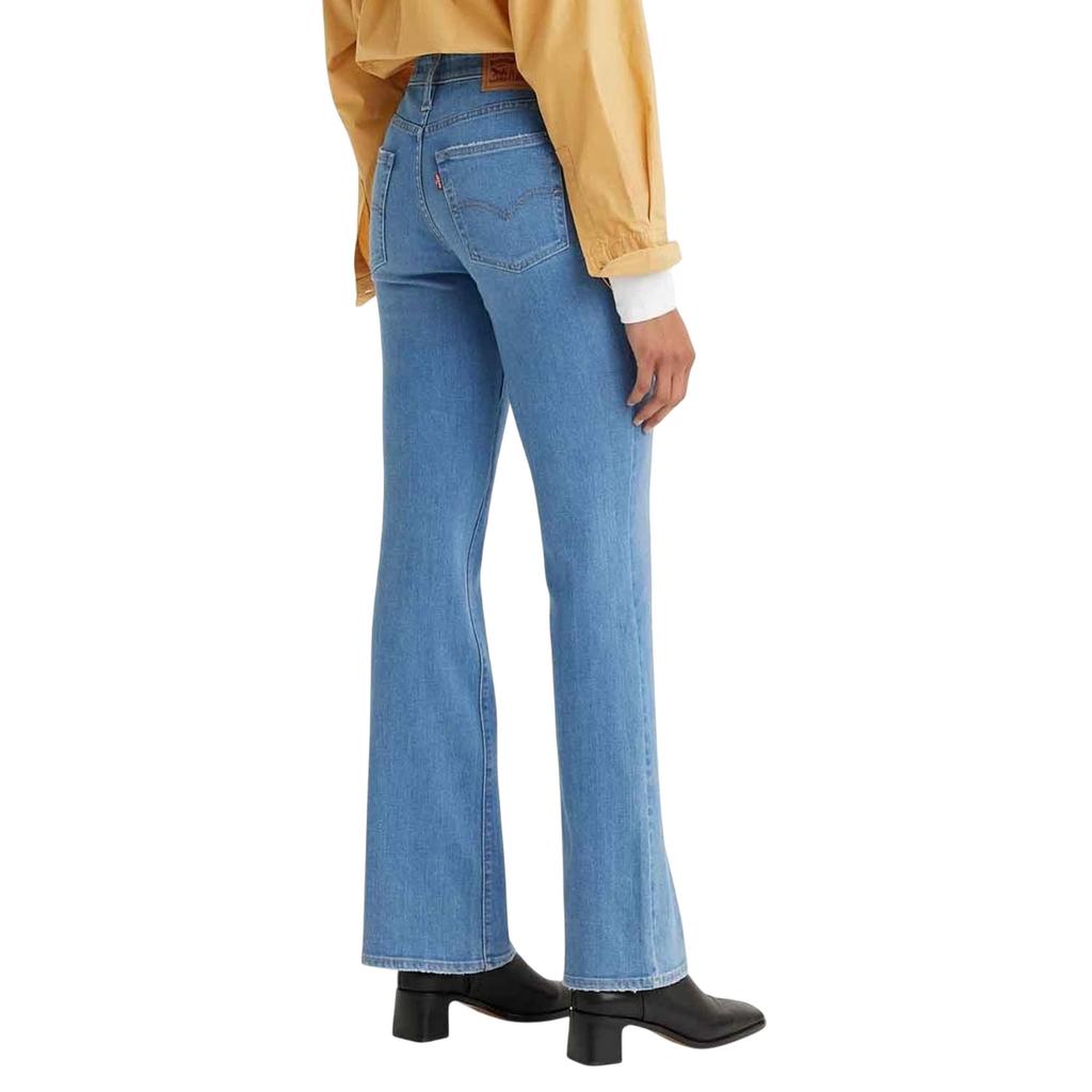 Levis Womens/Ladies 725 Tribeca Sun Leather Patch Bootcut Jeans