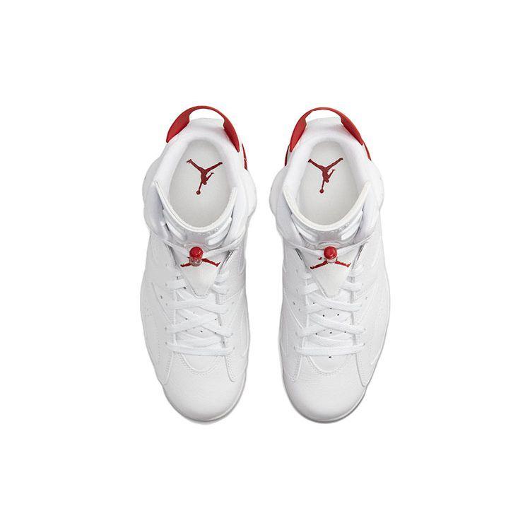 Мужские кроссовки Air Jordan 6 Retro Red Oreo White University-Red Black CT8529-162