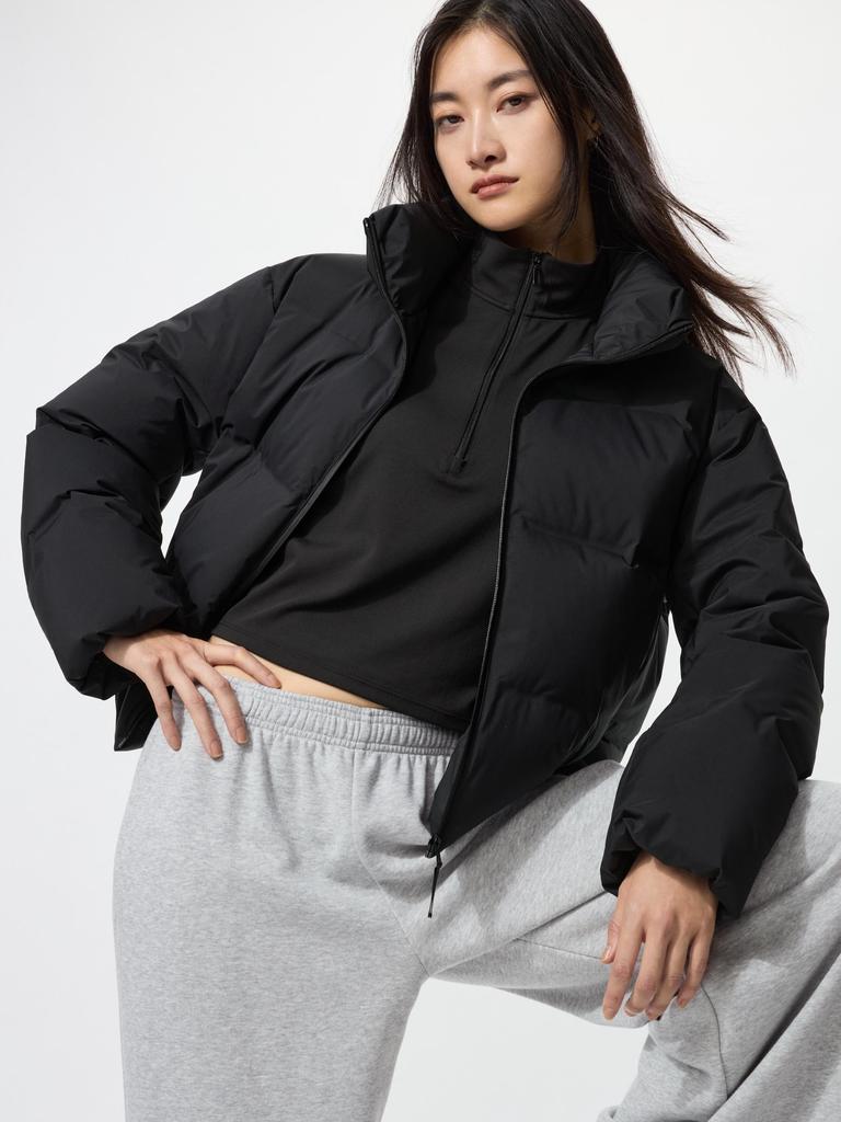 Uniqlo Япония Бесшовная короткая куртка с пухом