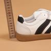 Модные легкие женские повседневные кроссовки Модные черно-белые полосатые кроссовки для женщин Удобные нескользящие балетки Zapatoas Mujer
