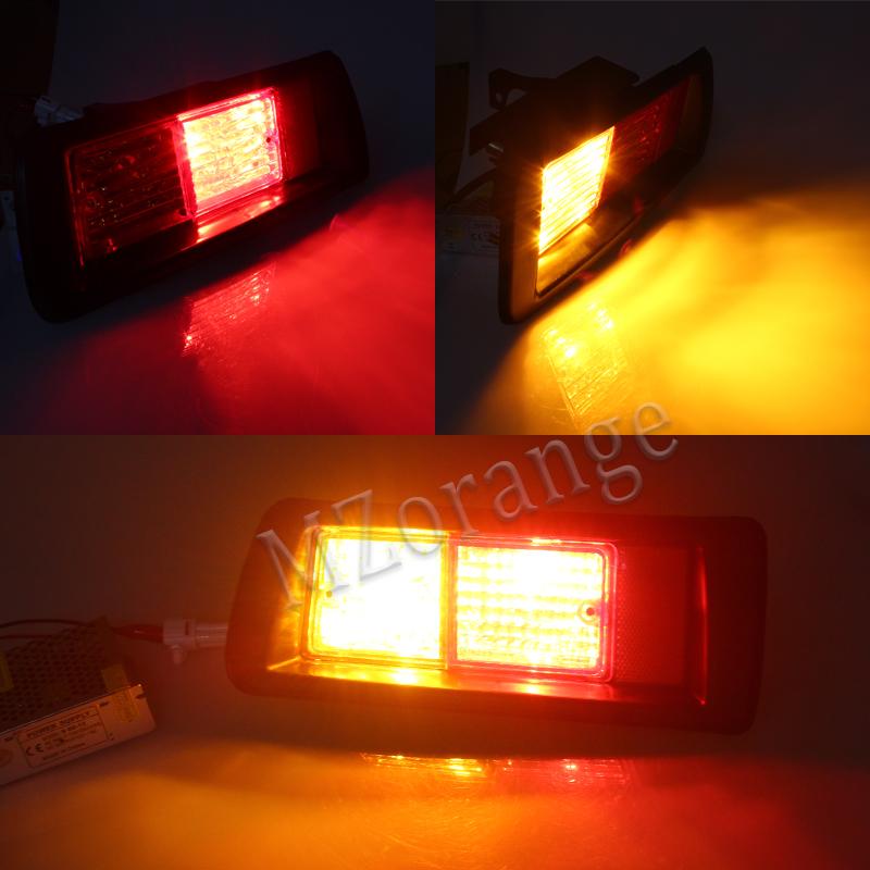 12V Rear Bumper Tail Lights for Toyota Land Cruiser Lc90 3400 Fj90 Fj95 2700 1996-2003 Auto Parts 81550-60440 81550-60520