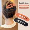 Ponytail Hairpin Hair Claw Headwear Alligator Clips Durable Duckbill Hair Clamps  for Women Girls