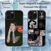 Y-Young Miko SINGER Магнитный чехол для телефона Для iPhone 14 16 17 13 12 11 15 Pro Max Plus Для Magsafe Беспроводная зарядка Чехол