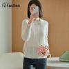 Women's 100% Wool Hollow Knit Sweater