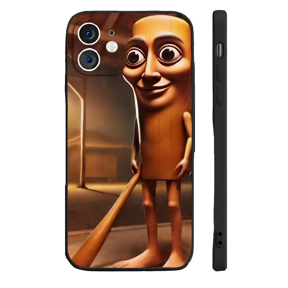 Смешной чехол для телефона Tung Tung Sahur для iPhone 16 15 14 13 12 11 Pro Max XS X XR 7 8 SE Ударопрочный мягкий чехол