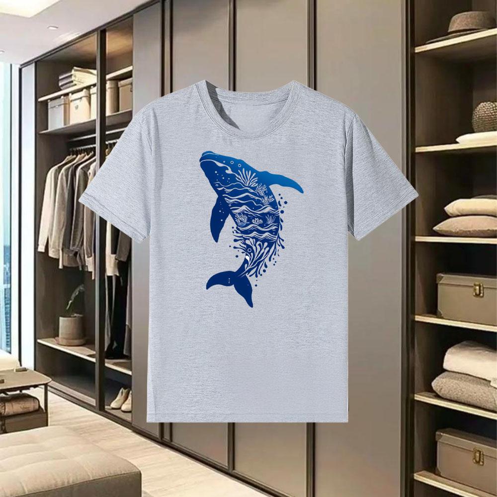 Новая стильная мужская футболка из 100% хлопка высокого качества для лета - Повседневный дышащий и универсальный топ с коротким рукавом