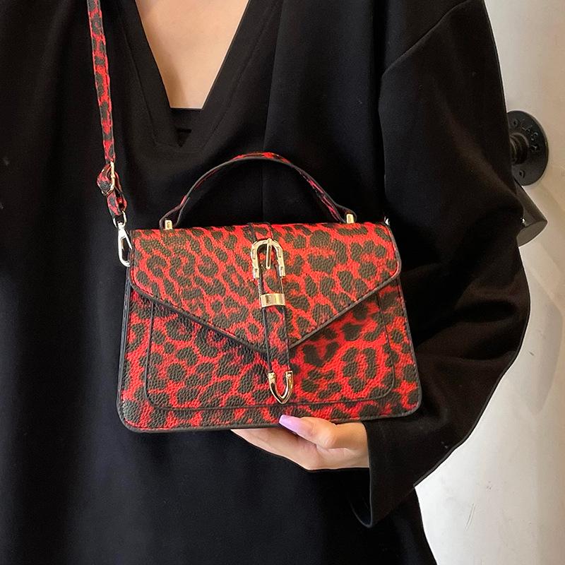 2025 сумка-ниша с леопардовым принтом лето новая универсальная модная трендовая сумка на плечо, сумка-мессенджер, сумка подмышку женская
