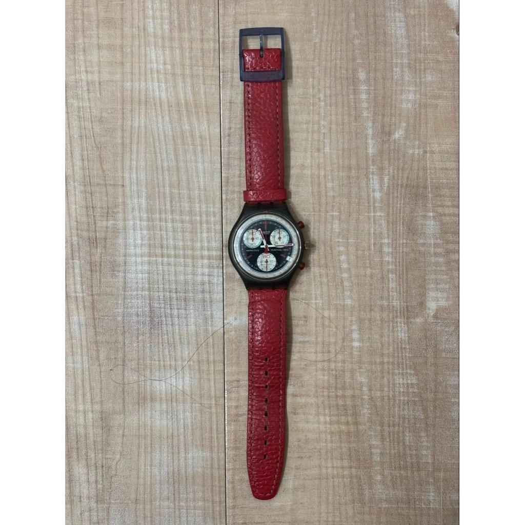Б/у Swatch SCM403 Rallye Swatch Хронограф Винтажные AG 1995