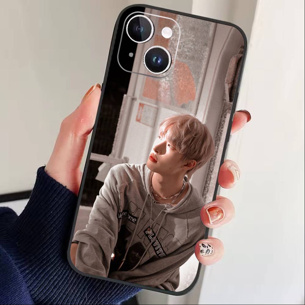 Горячий чехол для телефона Kpop O-ATEEZ для iPhone 17, 16, 15, 14, 13, 12 Plus, Max, мягкий силиконовый, черный