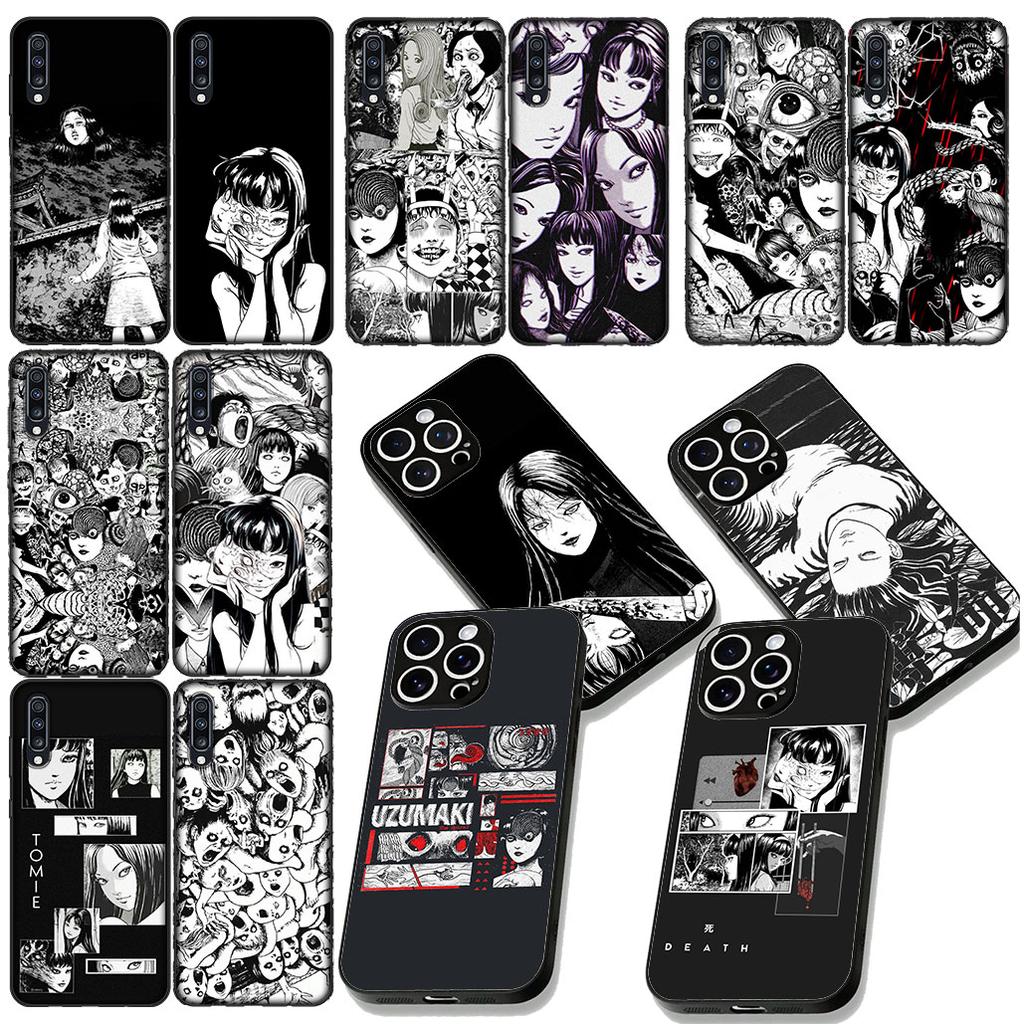 Tomie Junji Ito Collection Phone Cover for Samsung Galaxy S25 Edge S24 S23 FE Plus Ultra A16 A15 A55 A57 5G Protective Case