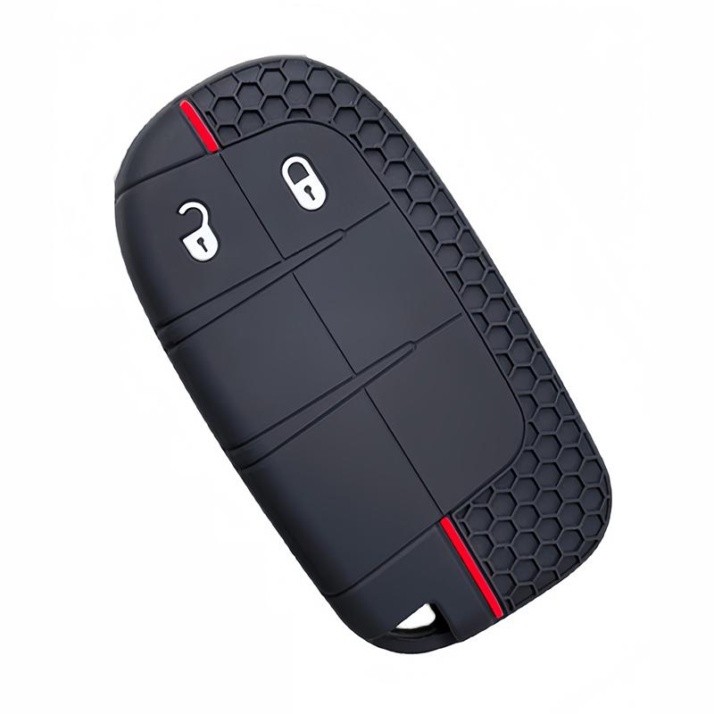 Силиконовый чехол-брелок на 2-3 кнопки для Jeep Cherokee Compass Renegade Fiat 500X Dodge Charger Dart Chrysler 200 300 Корпус брелока