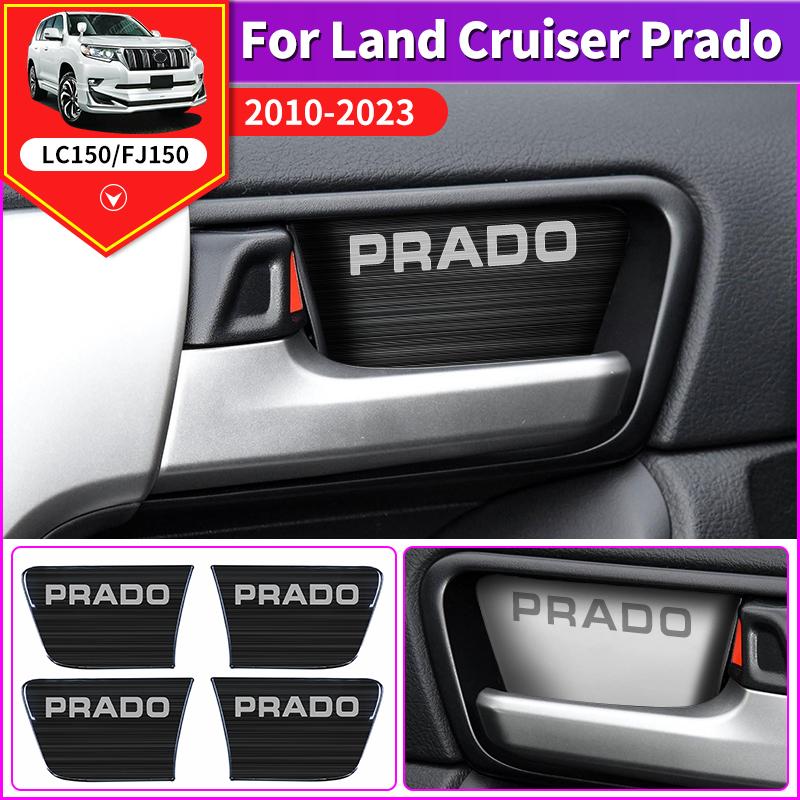 EXEU1 Декоративная наклейка на чашу двери из нержавеющей стали, Для Toyota Land Cruiser Prado 150 2010-2023 2022 Аксессуары для интерьера LC150 FJ150