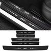 LKLB2 Car Door Sill Protector Stickers For Ford KA Logo Badge Waterproof Decals Guard Plate Bumper Anti-Scratch Auto Accessories