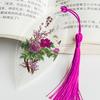 Ancient Chinese Landscape Painting Bookmark Beautiful Beautiful Leaf Vein Bookmark Gift To Classmates and Friends