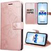 Protective Case - Booling - for Samsung Galaxy A54 5G - Synthetic Leather - Butterfly Pattern - Elegant