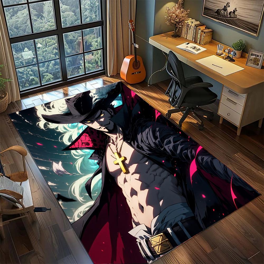 One Piece ASL Brothers Luffy Ace Sabo Rug Carpet Large Area Rug Non Slip Washable Floor Mat Gamer Room Bedroom Home Decor