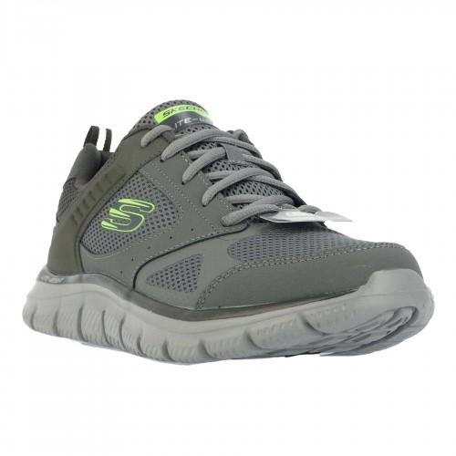 Skechers Mens Track Syntac Leather Trainers