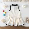 Платье для девочек, новый жилет для колледжа, стильное летнее детское платье принцессы, юбка для маленькой девочки, очень милая одежда